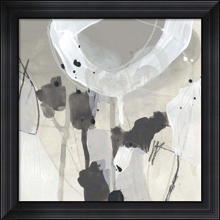 Framed Neutral Circuit II Print