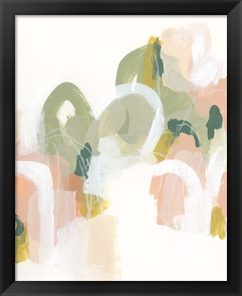 Framed Pastel Cascade II Print