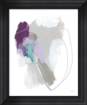 Framed Amethyst Arc I Print