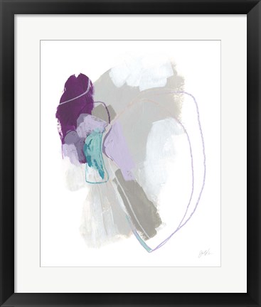 Framed Amethyst Arc I Print