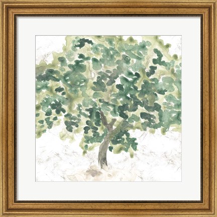 Framed Country Tree II Print