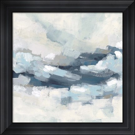 Framed Wave Crest I Print