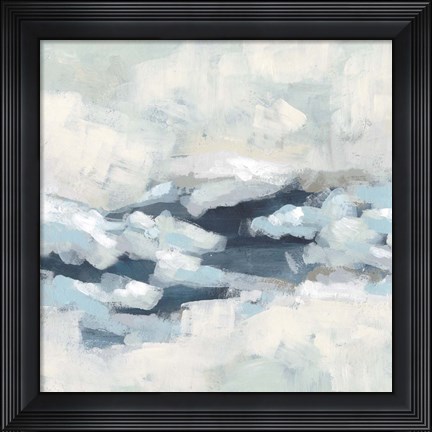 Framed Wave Crest II Print