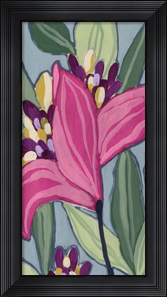 Framed Tropical Mix I Print