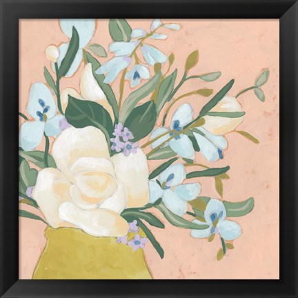 Framed Floral Allure I Print