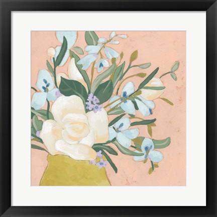 Framed Floral Allure I Print