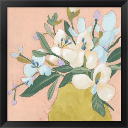 Framed Floral Allure II Print