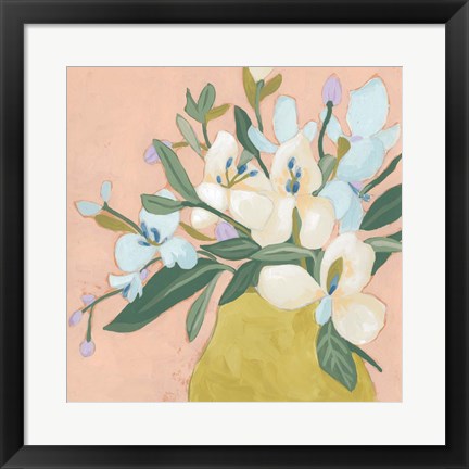 Framed Floral Allure II Print