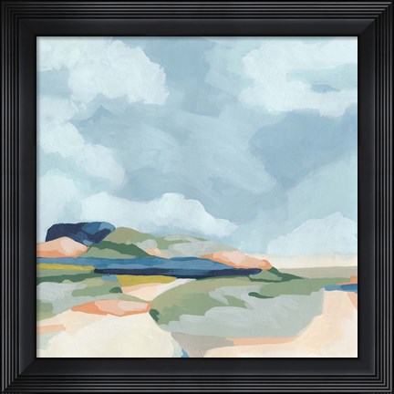 Framed Valley Vista I Print