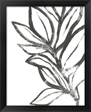 Framed Leaf Instinct II Print