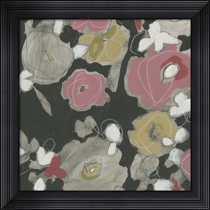 Framed Impulse Floral I Print