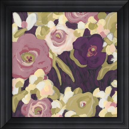 Framed Heliotrope I Print