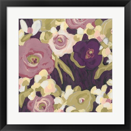 Framed Heliotrope I Print