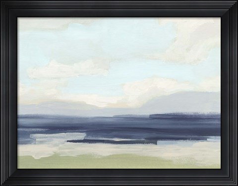 Framed Verdant Coast I Print