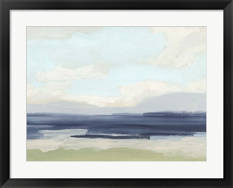 Framed Verdant Coast I Print