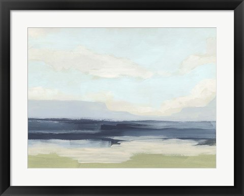 Framed Verdant Coast II Print