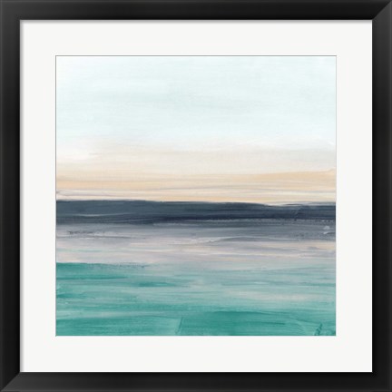 Framed Sea Rise I Print