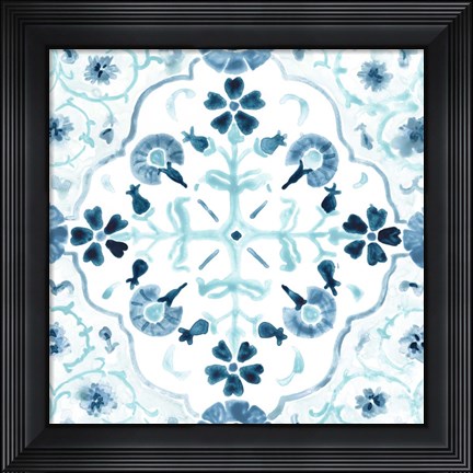 Framed Gamla Stan Tile III Print