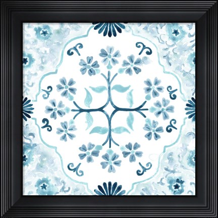 Framed Gamla Stan Tile IV Print