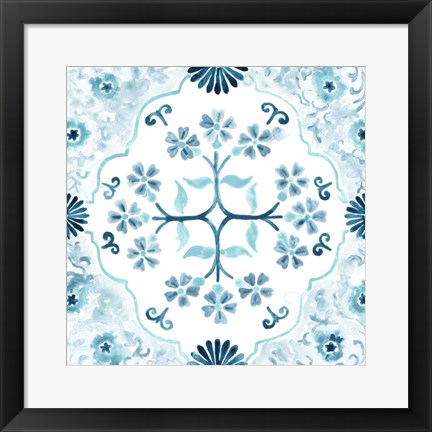 Framed Gamla Stan Tile IV Print