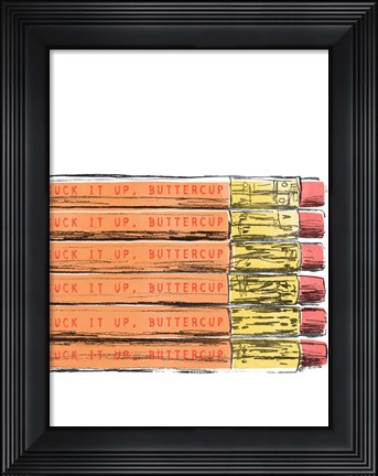 Framed School Days II Print