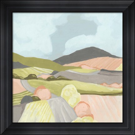 Framed Winding Road I Print