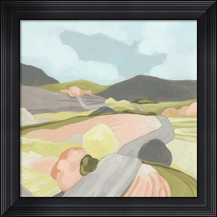 Framed Winding Road II Print