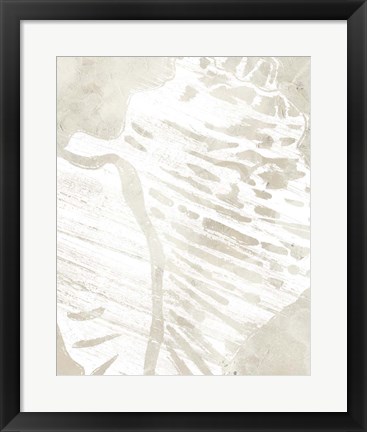 Framed Linen Tropical Silhouette III Print