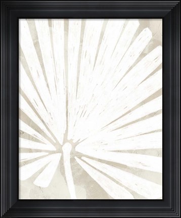 Framed Linen Tropical Silhouette IV Print