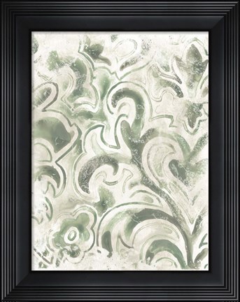 Framed Ancient Tile IV Print