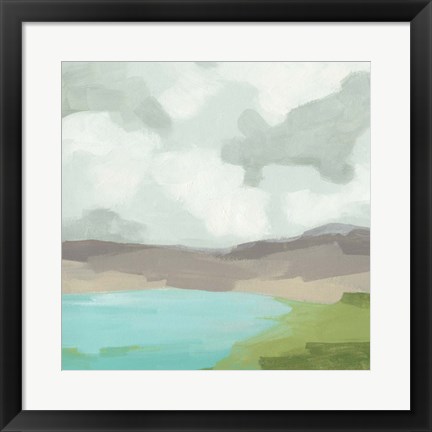 Framed Harbor Horizon I Print