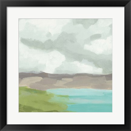 Framed Harbor Horizon II Print