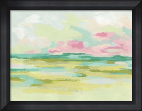 Framed Marsh Morning I Print