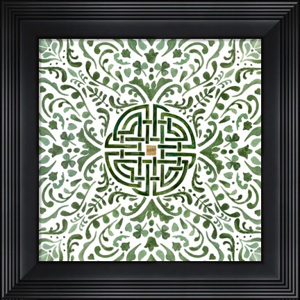 Framed Celtic Knot I Print