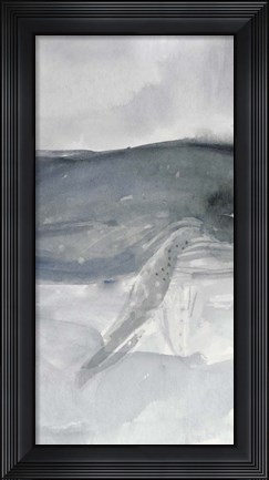Framed Blue Whale Triptych II Print