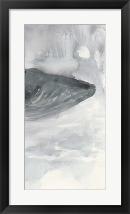 Framed Blue Whale Triptych III Print