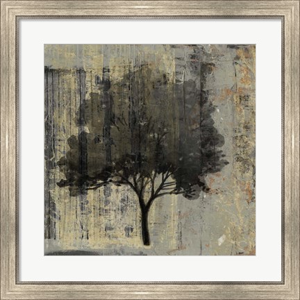Framed Composition With Tree II Print