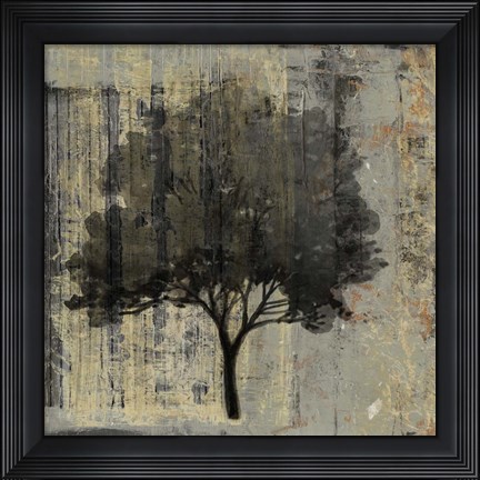 Framed Composition With Tree II Print