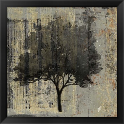 Framed Composition With Tree II Print