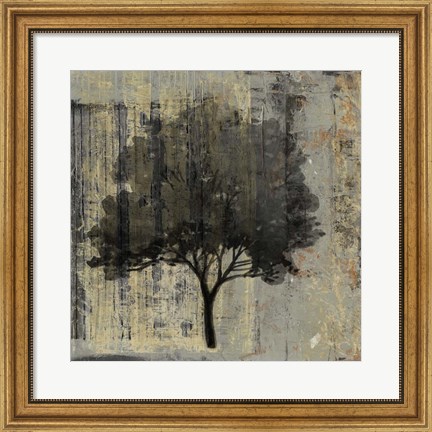 Framed Composition With Tree II Print