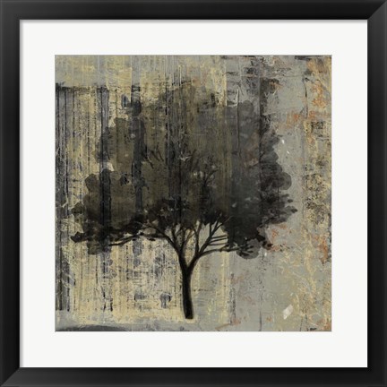 Framed Composition With Tree II Print