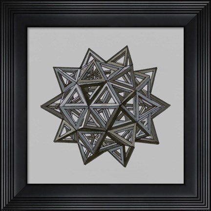 Framed Equilateral Vertex I Print
