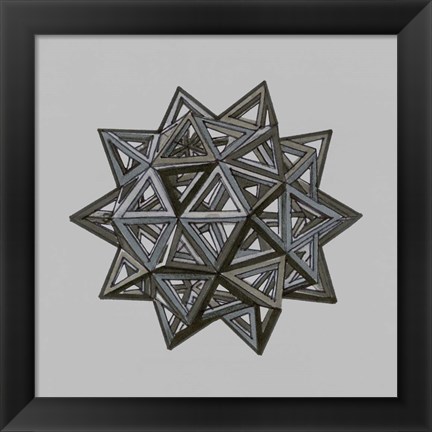 Framed Equilateral Vertex I Print