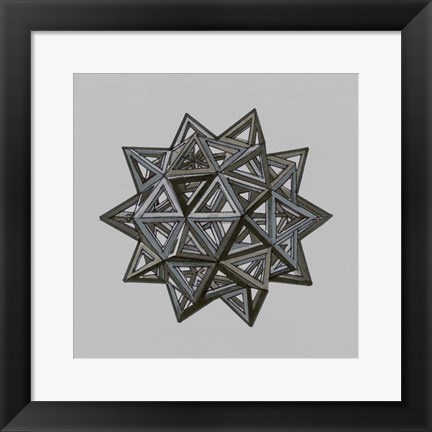 Framed Equilateral Vertex I Print