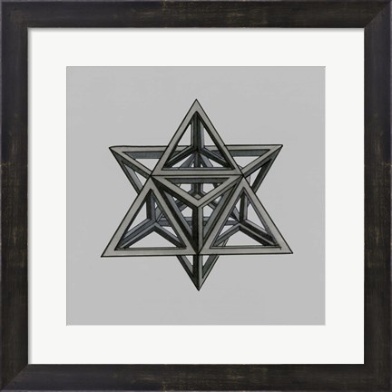 Framed Equilateral Vertex II Print