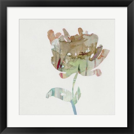 Framed Modern Bloom I Print