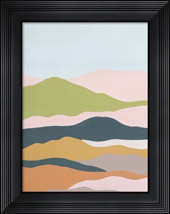 Framed Cloud Layers I Print