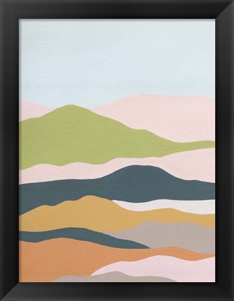 Framed Cloud Layers I Print
