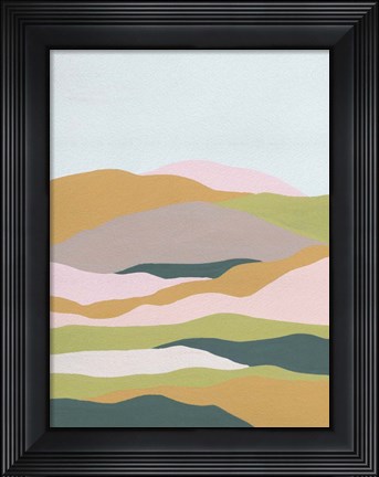 Framed Cloud Layers II Print