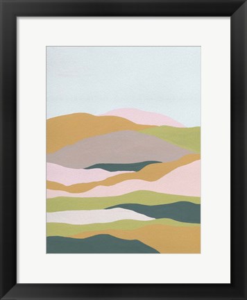 Framed Cloud Layers II Print